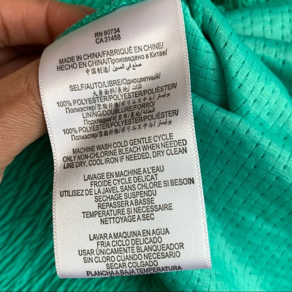 BCBG Generation Aquarius One Shoulder Dress Green Size Small - Picture 8 of 8